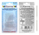 №24 Иглы для вышивания двусторонние "Gamma" N-317 (6 шт. в блистере)