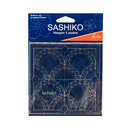 "Чешуйки" шаблон для вышивки Сашико (Sashiko)