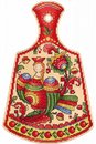 Птица счастья. Декоративная кухонная доска 29*19 см (деревянная основа)