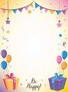 КД-169 Канва Аида 18 21*30 см "Be happy!"