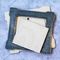 Рамка синяя квадрат малая 16*17/10*11 см