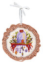 Миниатюра. Домик на полке (с рамкой) (11*11 см)