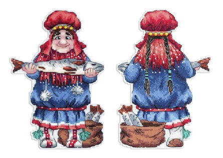 Лапландка (19*13 см) ("Снежная королева") (пластиковая канва)