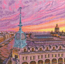 Закатный свет (25*25 см)